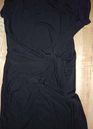Чёрное, строгое платье5 фото