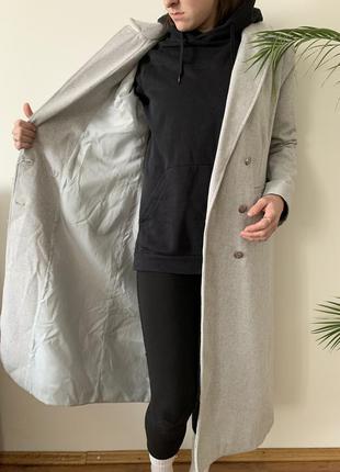 Пальто двубортное длинны миди демисезонное primark пальто двухбортне довжини міді5 фото
