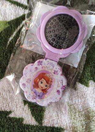 Розкладний гребінець з дзеркальцем дісней принцеса софія