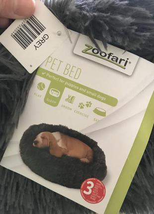 Ліжко/лежанка для котів і собак zoofari спальне місце для тварин3 фото