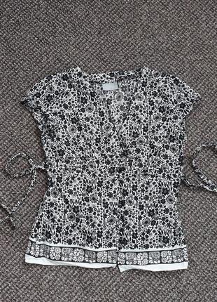 Рубашка в цветочный принт