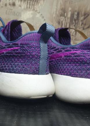 Кросівки nike wmns roshe one flyknit ground purple6 фото