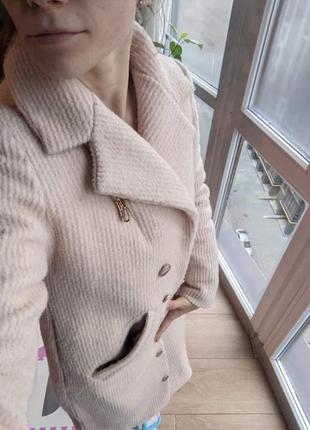 Зимове жіноче пальто шерсть s-m3 фото