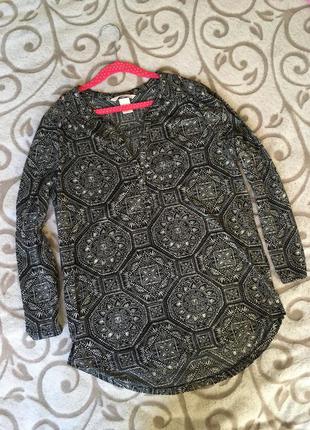 Легка літня блуза сорочка h&m