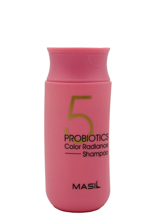Шампунь с пробиотиками для защиты цвета masil 5 probiotics color radiance shampoo 150 ml1 фото