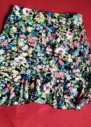 Трикотажная  красивая юбка h&m размер s4 фото