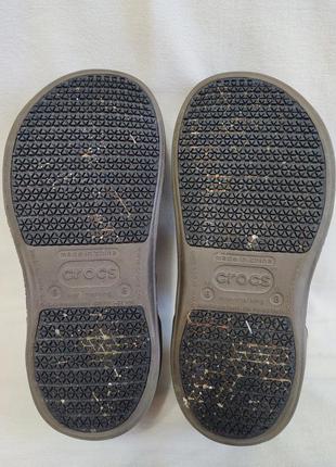 Мужские кроссовки шлепанцы сандалии crocs размер m6 w8 (38-39)4 фото