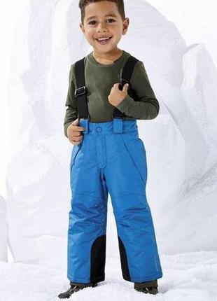 Зимние лыжные термо штаны для мальчика 86-92 lupilu германия1 фото