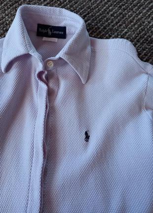 Нежно лавандовая рубашка ralph lauren5 фото