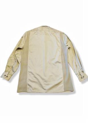 Рубашка с трикотажными вставками на боках alpenland мужская