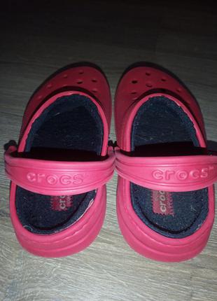 Теплі crocs c11 стелька 18см5 фото