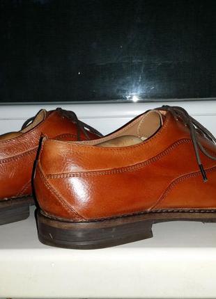 Мужские классические туфли на шнуровке оксфорды clarks натуральная кожа2 фото