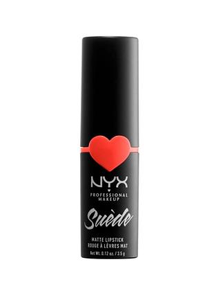 Помада для губ nyx professional makeup suede matte lipstick 29 orange country 3.5 г
первые фото с сайта.1 фото