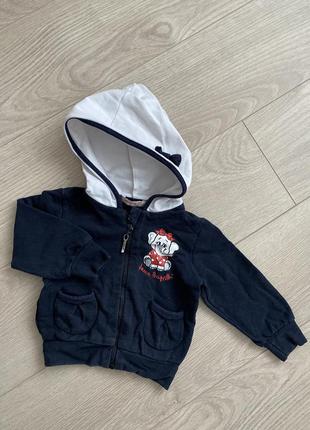 Олімпійка спортивна курточка байкова з начосом кофта толстовка куртка