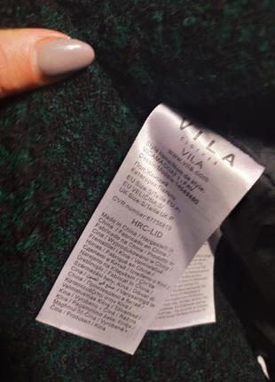 Жіноче пальто з капюшоном прямий крій довгий рукав застібка: кнопки косі, прорізні кишені сезон: демісезонне колір: темно-зелений6 фото