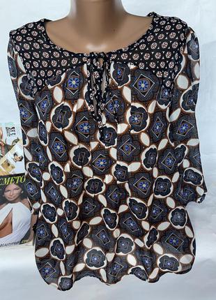 Воздушная блуза шифон