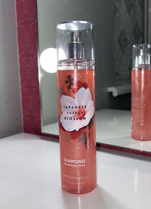 Міст для тіла japanese cherry blossom diamond shimmer mist1 фото