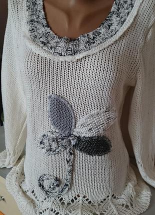 Роскошный джемпер из парижа (размер 52/48/50)