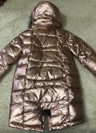 Зимнее пальто для девочки kiko donilo, размер 1467 фото