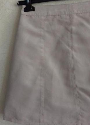 Мини юбка на кнопках трапеция / спідниця коротка / юбочка на подкладе с карманами5 фото