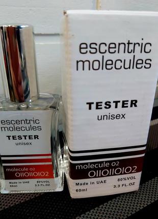Molecules 02, супер стойкий унисекс аромат, тестер 60 мл, духи, пробник, парфюм