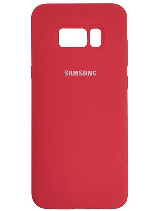 Чехол silicone case samsung galaxy s8 красный