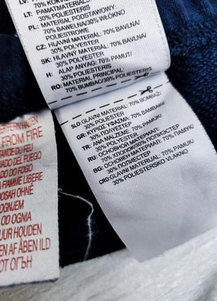 Спортивные штаны adidas синие с белыми полосками 9-12 месяцев двунитка7 фото