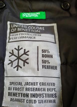 Пуховик косуха benetton , m-l6 фото