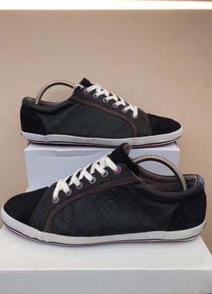 Tommy hilfiger кожаные кеды