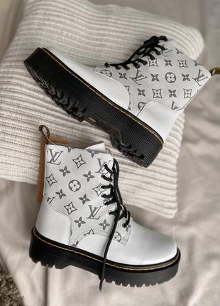 Черевики jadon lv custom white ботинки