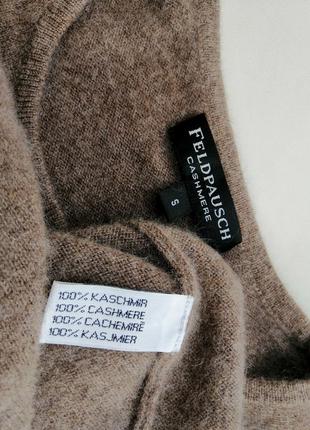 Кашемировый свитер feldpausch,100% кашемир, р. s,m, xs,8,10,128 фото