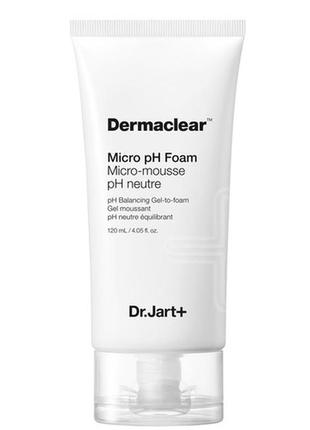 Пенка-гель для умывания восстанавливающая рн-баланс dr.jart+ dermaclear micro ph foam