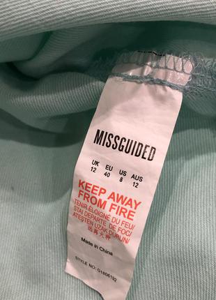 Джинсовая рубашка-бойфренд sage denim extreme oversize missguided7 фото