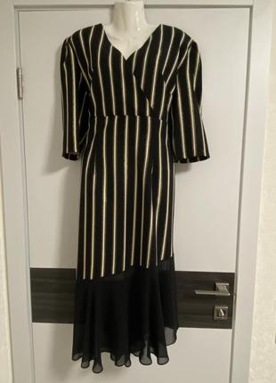 Сукня з шифоновою вставкою знизу "arizona"