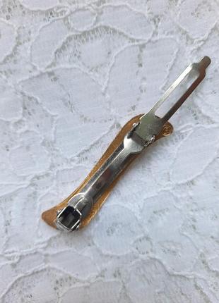 Винтажная заколка автоматик ссср автомат для волос заколочка винтаж автоматическая