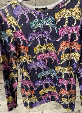 Шикарна ангоровая кофточка,кольоровий друк, люкс якість.