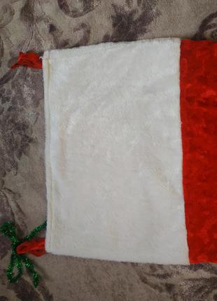 Большой новогодний сапожок /носок для подарков