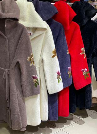 Шикарные пальто,кардиганы с вышивкой,хит продаж.