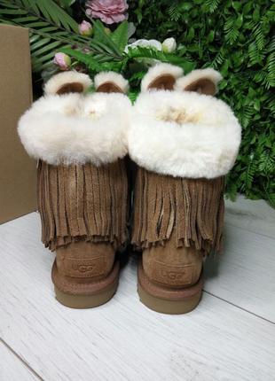 Ugg darlala classic beige. уггі з вушками. оригінал натуральна шкіра5 фото