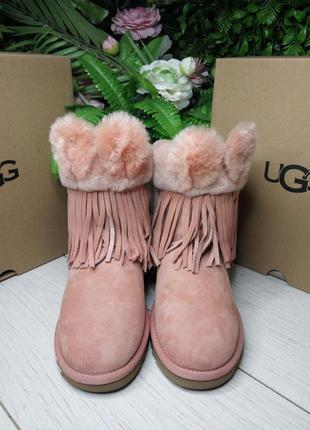 Ugg darlala classic beige. уггі з вушками оригінал натуральна шкіра.2 фото