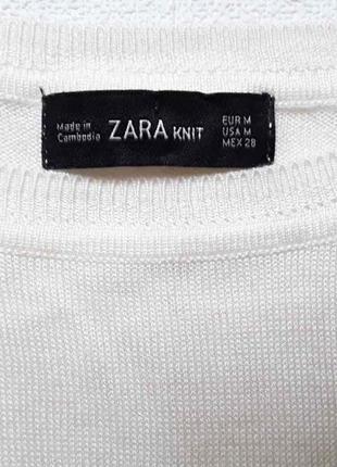 Стильный свитерок цвета слоновой кости от несравненной zara5 фото