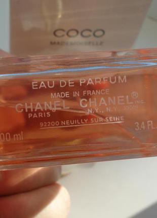 Chanel coco mademoiselle 100ml парфумована вода10 фото