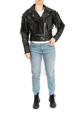 Vintage ixs leather biker винтажная кожаная куртка schott jwh0120615 фото