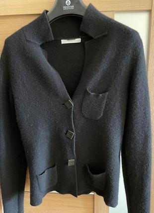 Silk and cashmere 💯 кашемир чёрный кардиган очень тёплый стильный4 фото