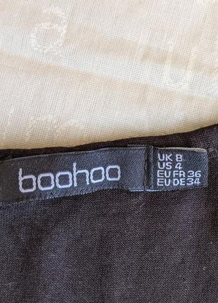 Боді чорне. віскоза boohoo 36/382 фото