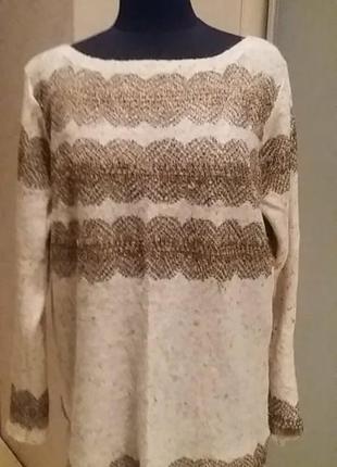 Свитер шерсть.кофта новый батал  marks&spencer per una раз.16-44-2xxl