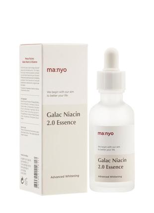 Усиленная эссенция против пигментации и постакне manyo galac niacin 2.0 essence 30 мл