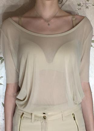 Полупрозрачная блуза1 фото