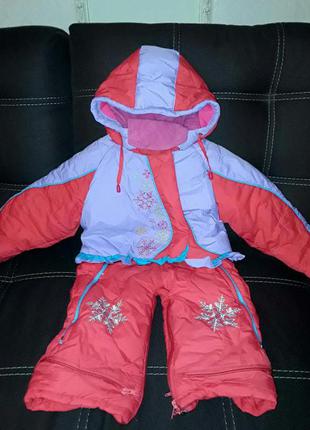 Детский комбинезон-трансформер, зима-демисезон, р.80-86