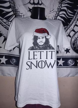 Футболка игра престолов let it snow